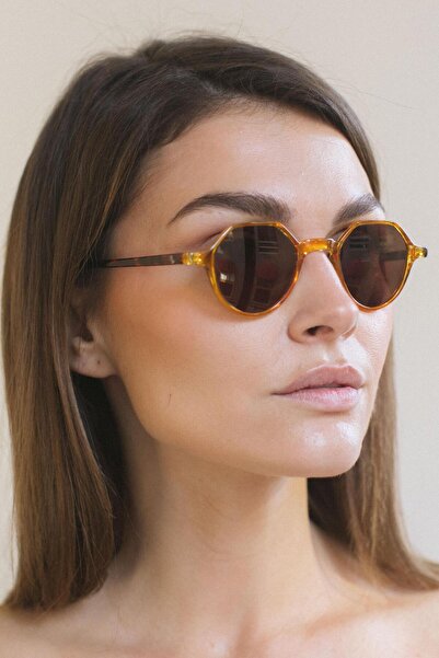 Bilge Karga Paula New Orange Brown Güneş Gözlüğü