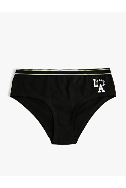 Koton 5WLK30023MK موديل سراويل نسائية سوداء