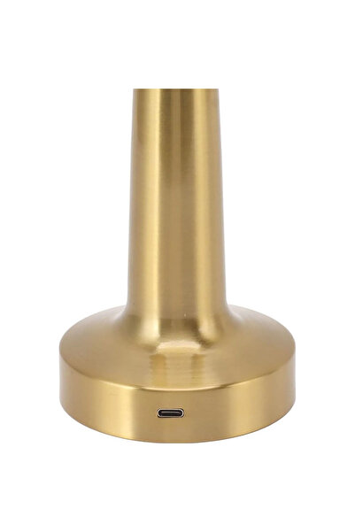 Smyrna Store Dokunmatik ve Şarjlı LED Masa Lambası, Dim Edilebilir USB Kablolu Abajur ve Dekoratif Gece Lambası