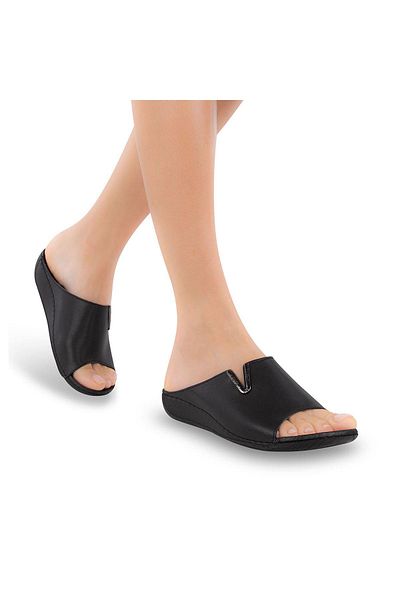Muya Γυναικείες παντόφλες τεσσάρων εποχών Mena Anatomical Sole Gel Supported Heel Spur