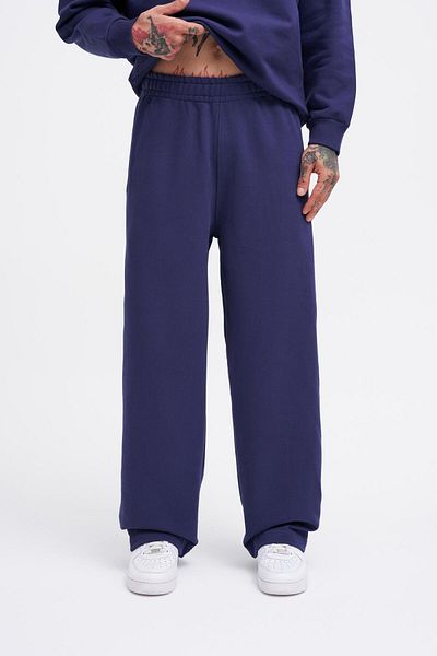 Machinist Ανδρικό Basic Diagonal Baggy Navy Blue φούτερ