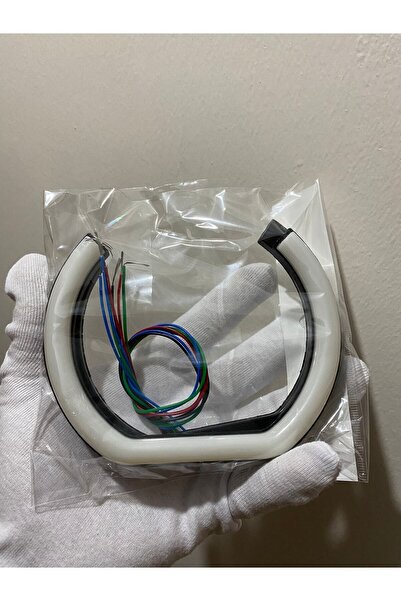 Genel Markalar Her Araca Uyumlu 16 Renkli Kumandalı Far Içi Angel U Tip 100mm