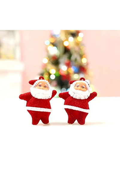 hediyeofisi 6Pcs New Mini Santa Claus Christmas Tree Ornament Christmas Tree Ornament