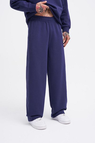 Machinist Ανδρικό Basic Diagonal Baggy Navy Blue φούτερ