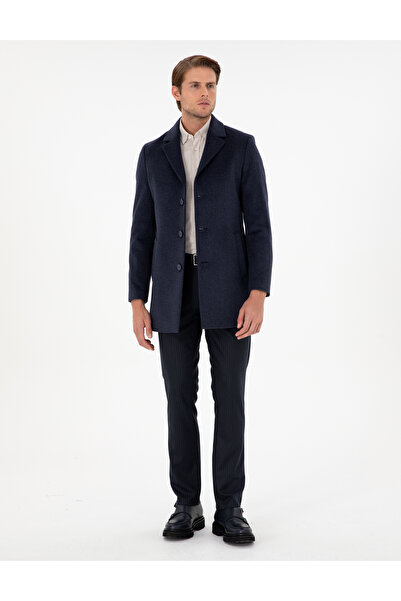 Pierre Cardin İndigo Ex. Slim Fit Kaşe Kaban 50291017-VR028