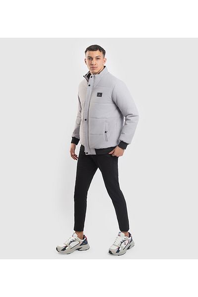 Beverly Hills Polo Club Men's Grey Woven Jacket