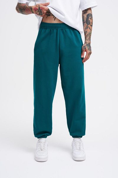 Machinist Ανδρικό Basic Diagornel Jogger Petrol Green Sweatpants