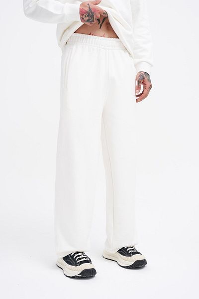 Machinist Ανδρικό Basic Diagonal Baggy Ecru Sweatpants