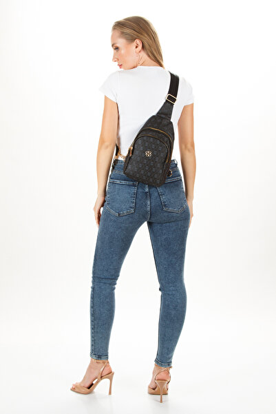 Newish Γυναικεία τσάντα ώμου και μέσης με σχέδιο σταυρός