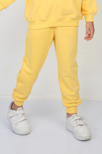 REPLİX Kız Çocuk Sarı Eşofman Altı (2-7 Yaş)