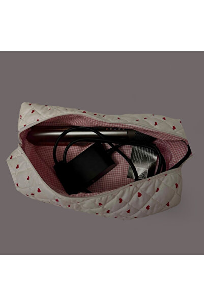 fullytella حقيبة حمل للسفر متوافقة مع Dyson، وتصفيف الشعر مع نمط القلب