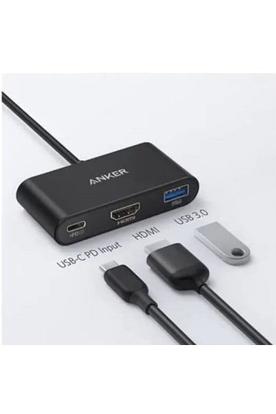 Anker موزع طاقة 3 في 1 USB-C PD | A8339HA1