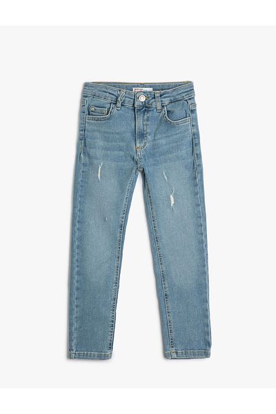 Koton Cotton Slim Fit Jeans - Pocketed