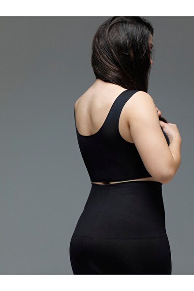 MİSTİRİK Модель Parabita М'яка тканина з лазерним вирізом, що не залишає слідів, з м'якою підкладкою, безшовне бюст'є чорного кольору