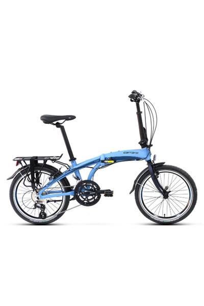 Carraro 20J CARRARO FLEXI 116 VB KATLANIR BİSİKLET - MAT MAVİ SİYAH KOYU MAVİ