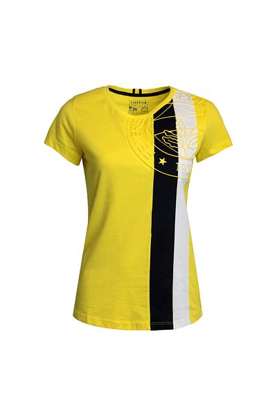 Fenerium Fenerbahce Damen Tribune Pragen Gelb T-Shirt