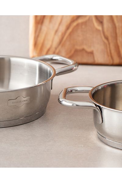 Madame Coco Mira 2-Piece Sauce Set - Steel - 14X18 cm