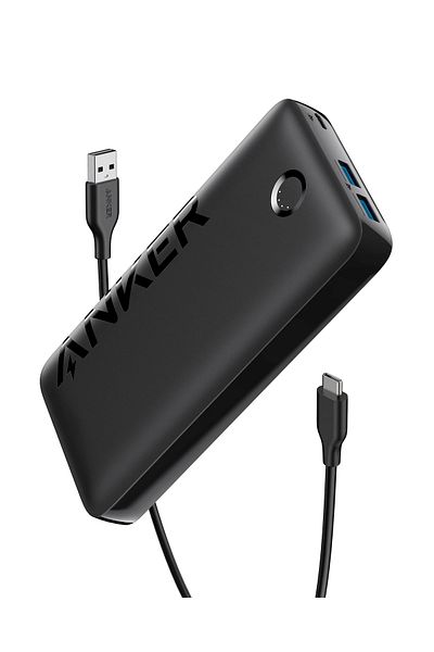 Anker Power Bank 20000mAh| Color Black| A1367H11