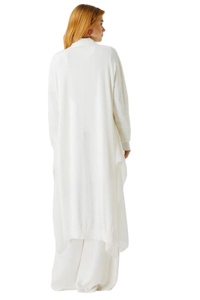Ghisa Cardigan lung din tul