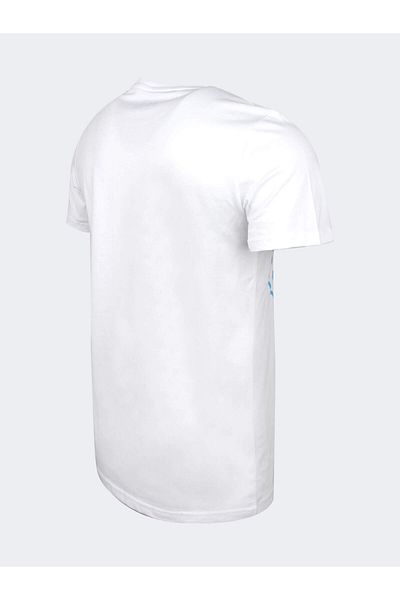 Fenerium Fenerbahce Herren Tribune T-Shirt mit doppeltem Logo-Overlay
