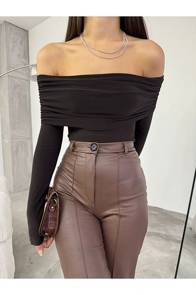 BİKELİFE Bluzka damska Madonna Collar Sandy
