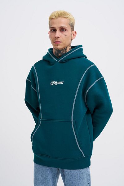 Machinist Ανδρικό φούτερ Straddie Petrol Green