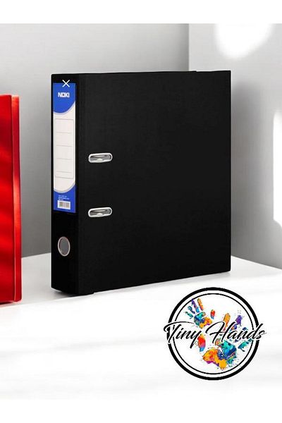 tiny hands Noki Black Wide Plastic Folder Black File Wide Black Folder Archive Folder Archive File