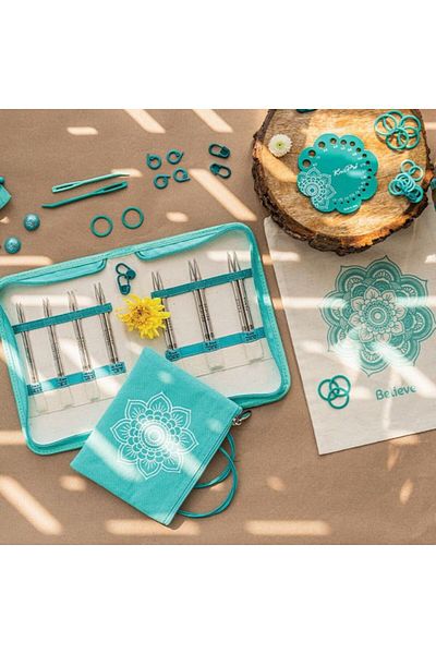 KnitPro The Mindful Collection Believe Misinası Σετ μπάρμπεκιου με αντικατάσταση 13 cm
