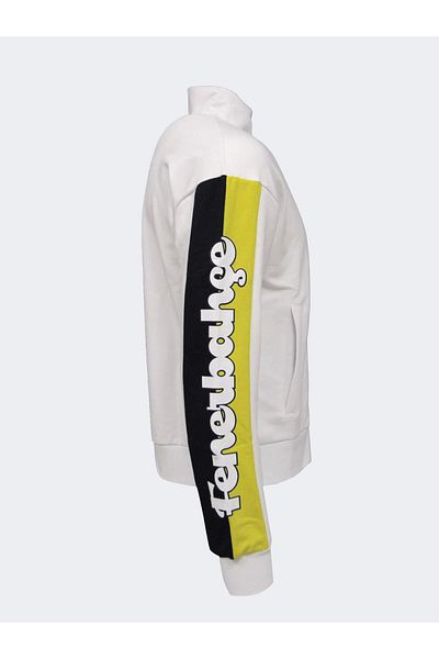 Fenerium Dámská mikina White Tribune Sleeve Detailed Sweatshirt White