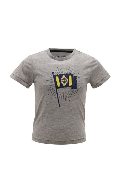 Fenerium Tričko Fenerbahce Kinder Tribune Flagge Grau