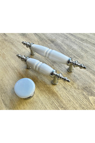 Karan Porselen Porcelain Furniture Drawer Cloakroom Kitchen Cabinet Handle