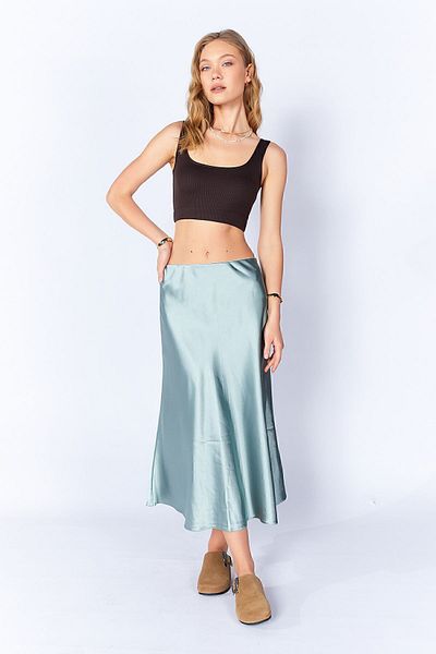 Manche Çağla Satin Skirt MKN298936-01