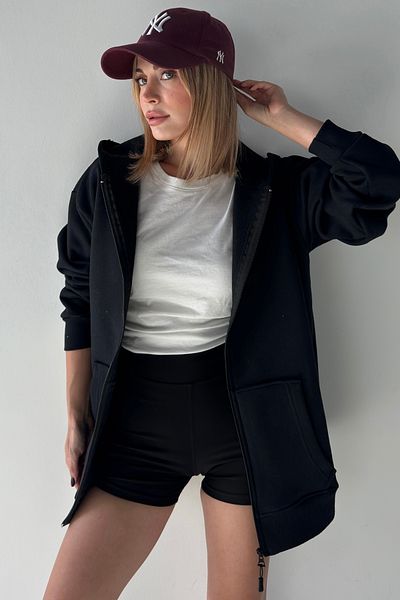 bb butik basic Thick Three Thread Fleece Inside Unisex Sweatshirt Bb9076X
