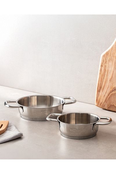 Madame Coco Mira 2-Piece Sauce Set - Steel - 14X18 cm
