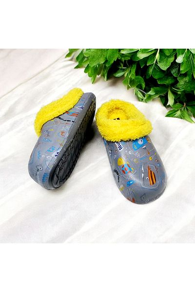 GEZER Ροζ Eva Girl's Slippers - Γούνα Εσωτερικά, Εξωτερικά