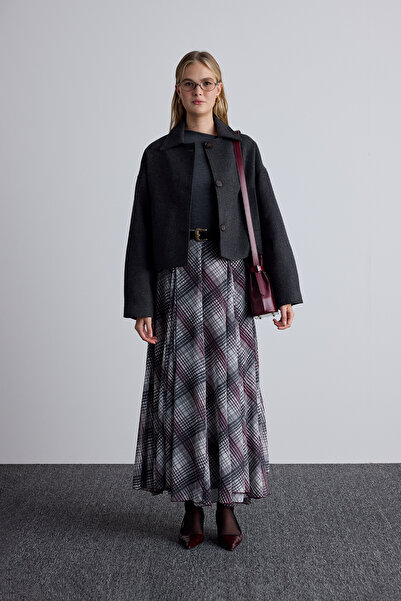 Manuka DORİ YÜNLÜ KISA KAŞE KABAN ANTRASİT