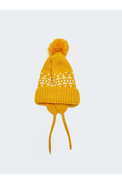 LC Waikiki Lw - Self Patterned Baby Girl Knitwear Beret