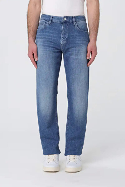 Armani Exchange Erkek Pantalon İndigo Denim Light