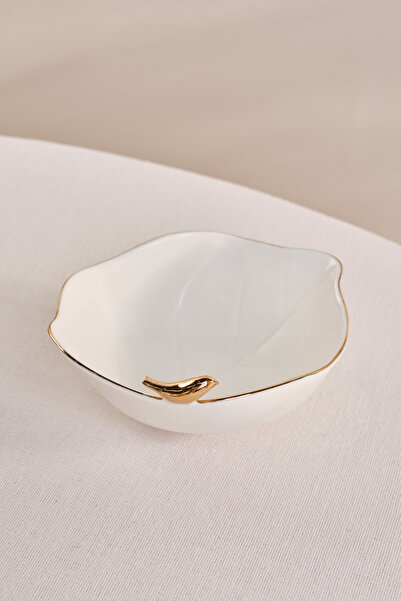 Karaca X Müge Anlı Kuşlu Kase Gold 15,5 cm