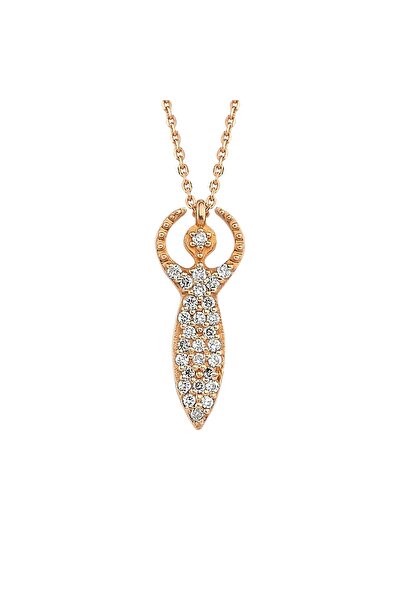 BEE GODDESS Artemis Pırlanta Altın Kolye