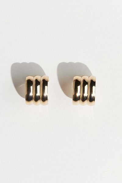 H&M Fluted hoop earrings