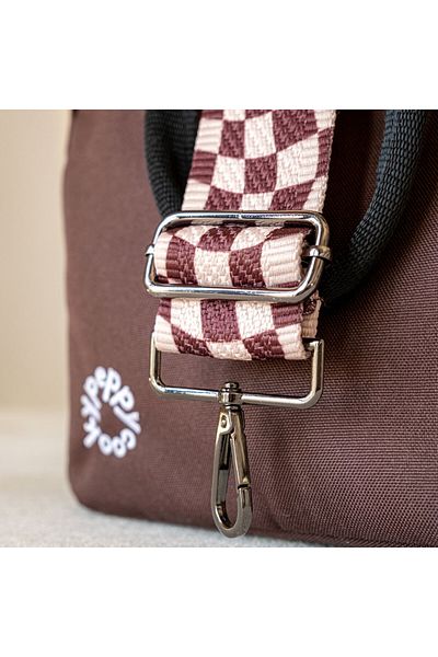 PEPPYTHINGS Retro Checkered Bag Hanger