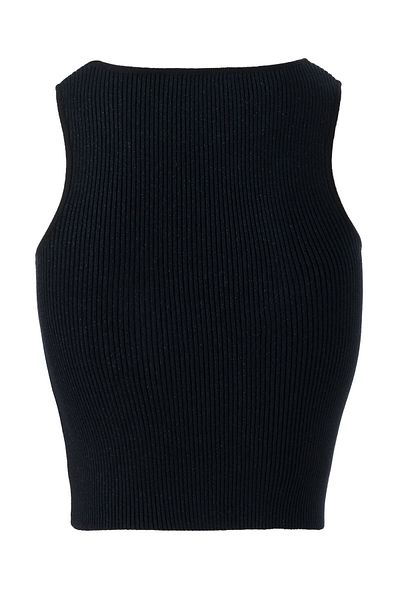 Mısırlı Croptop negru - Design elegant