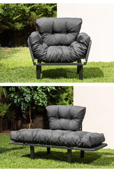 Pafu Nitta Tekli Su Geçirmez Bahçe Koltuğu