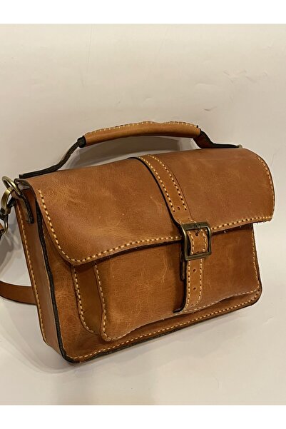 Yaban Collection El Yapımı Hakiki Deri Unisex Çok CepliPostacı Çantası
