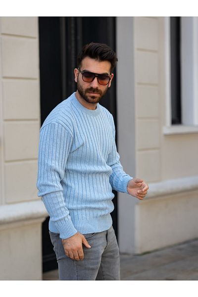 mayastyle Pulover de tricotaj pentru bărbați
