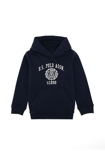 U.S. Polo Assn. Boy's Navy Blue Hooded Sweatshirt 50290885 -Vr033