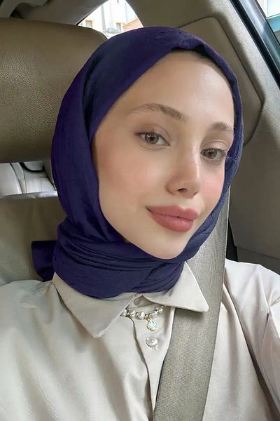 Madame Polo Μωβ σάλι από μπαμπού