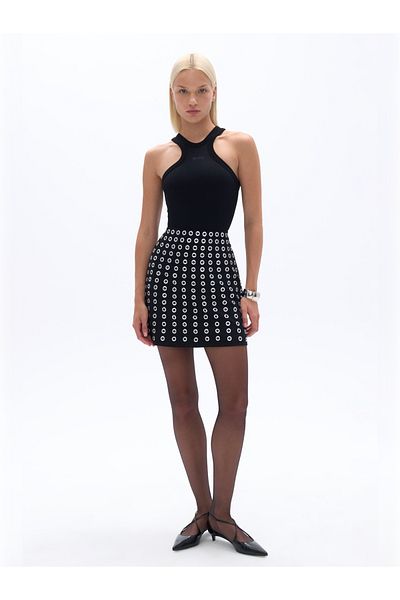 Nocturne Halter Neck Crop Top