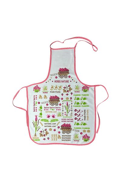 Prime Sleeks Red Kitchen Apron - Liquid Proof and Dishwashing